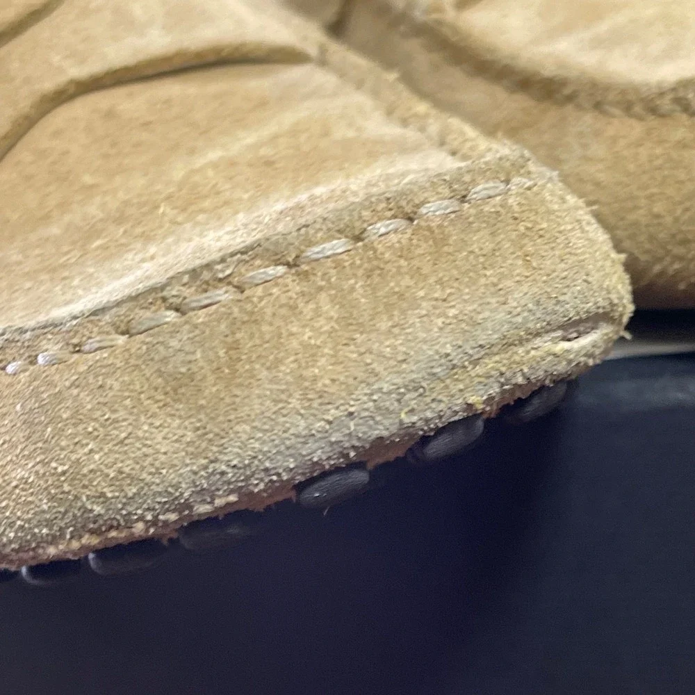 Tods Gommino Brown Suede Driving‎ Penny Loafers Moccasins Slip On Men's 7.5-8 US